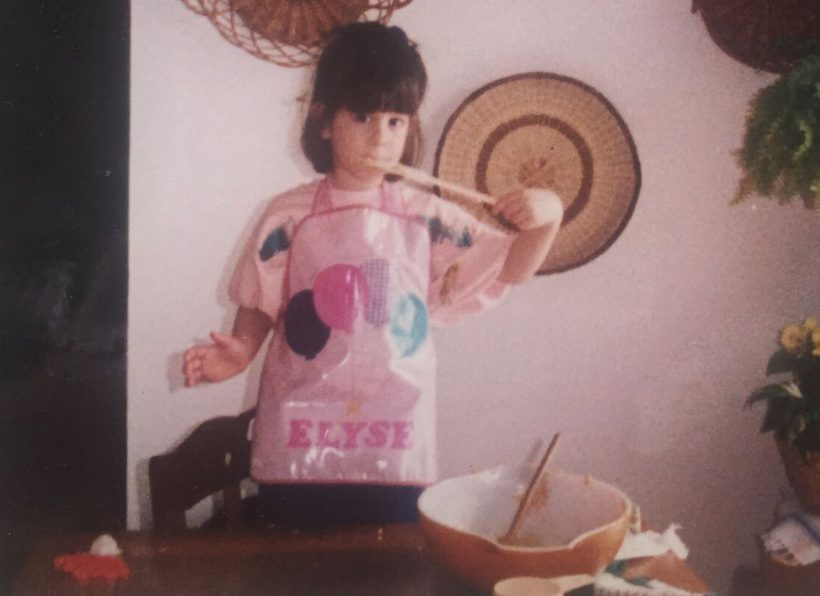 April 1990: Both grandmas inspired me to cook and bake at age five.