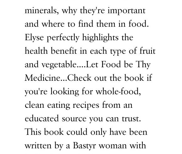 Food Be Thy Medicine