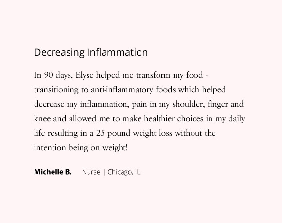 Decreasing Inflammation